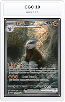 Graded - Excadrill ex - 168/086 — CGC 10 graded overlay