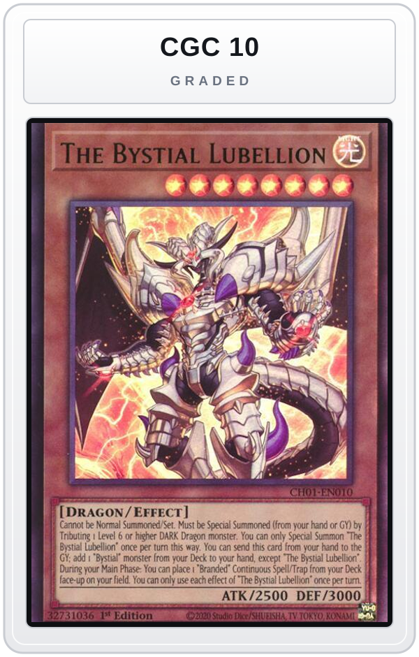 Graded - The Bystial Lubellion — CGC 10 graded overlay