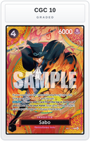 Graded - Sabo (P-105) (SP) — CGC 10 graded overlay