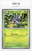 Graded - Nymble - 009/094 — CGC 10 graded overlay