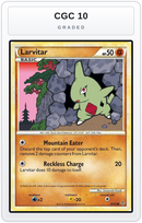 Graded - Larvitar (50) — CGC 10 graded overlay