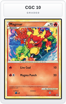 Graded - Magmar — CGC 10 graded overlay