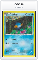 Graded - Mudkip - 5/12 — CGC 10 graded overlay