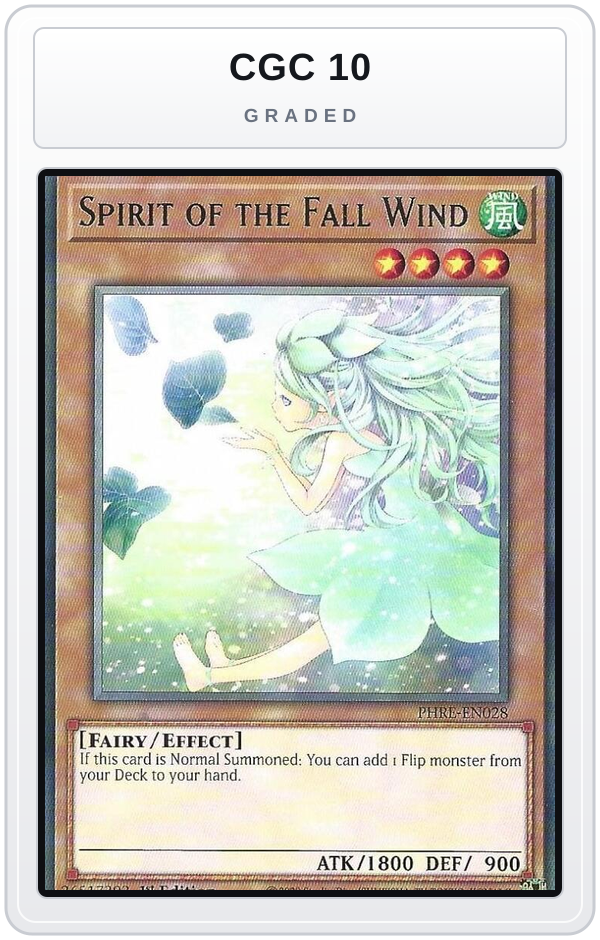 Graded - Spirit of the Fall Wind — CGC 10 graded overlay
