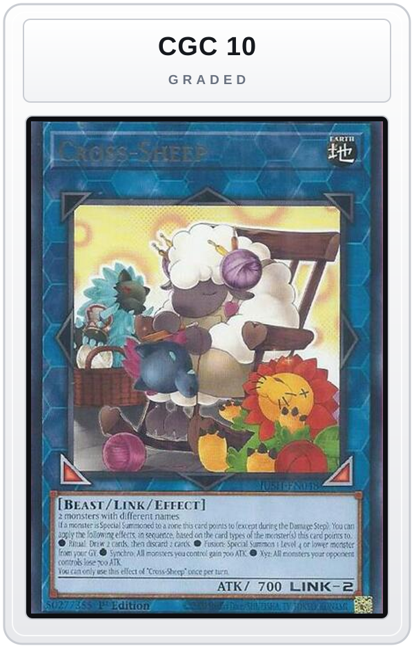 Graded - Cross-Sheep — CGC 10 graded overlay