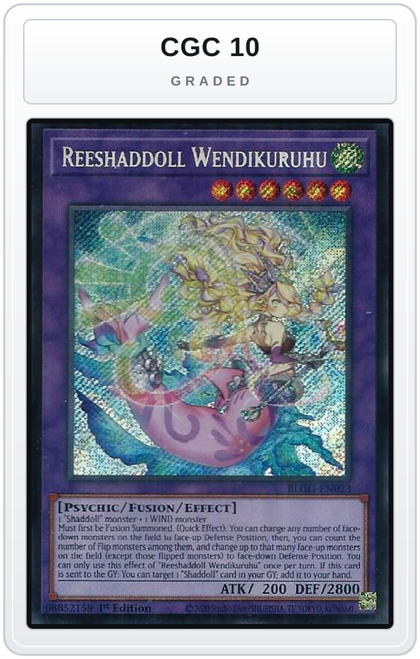 Graded - Reeshaddoll Wendikuruhu — CGC 10 graded overlay