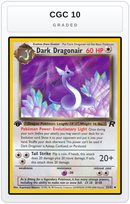Graded - Dark Dragonair — CGC 10 graded overlay