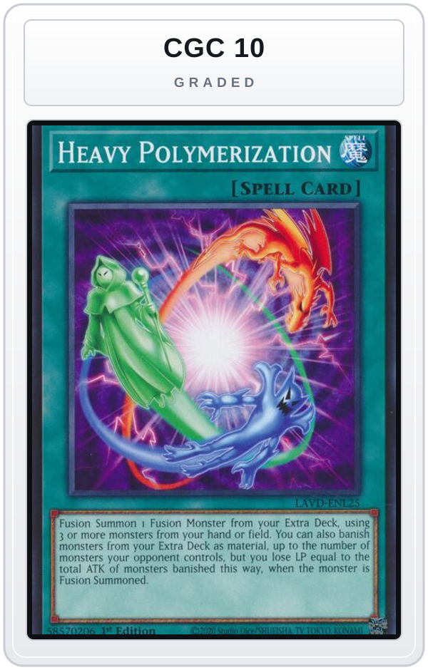 Graded - Heavy Polymerization — CGC 10 graded overlay