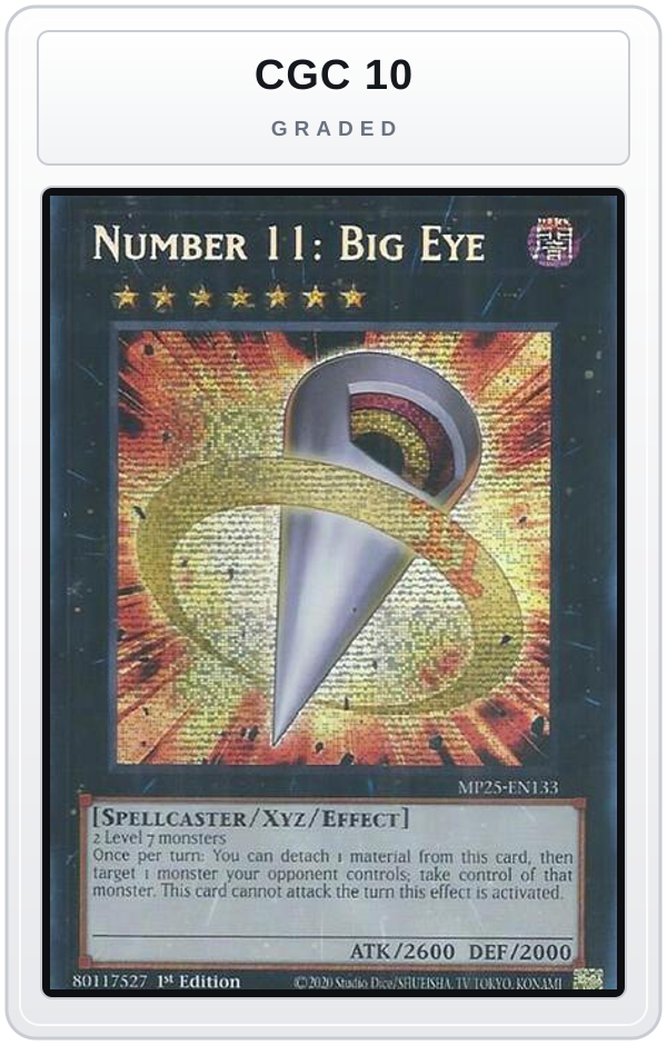 Graded - Number 11: Big Eye — CGC 10 graded overlay