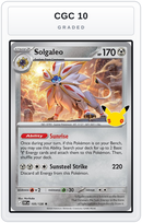 Graded - Solgaleo — CGC 10 graded overlay