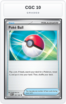 Graded - Poke Ball — CGC 10 graded overlay