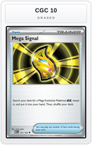 Graded - Mega Signal - 121/132 — CGC 10 graded overlay