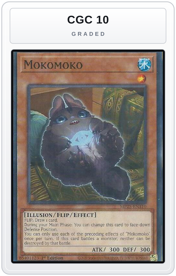 Graded - Mokomoko — CGC 10 graded overlay