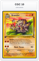Graded - Graveler — CGC 10 graded overlay