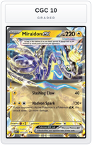 Graded - Miraidon ex — CGC 10 graded overlay