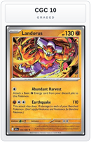 Graded - Landorus — CGC 10 graded overlay