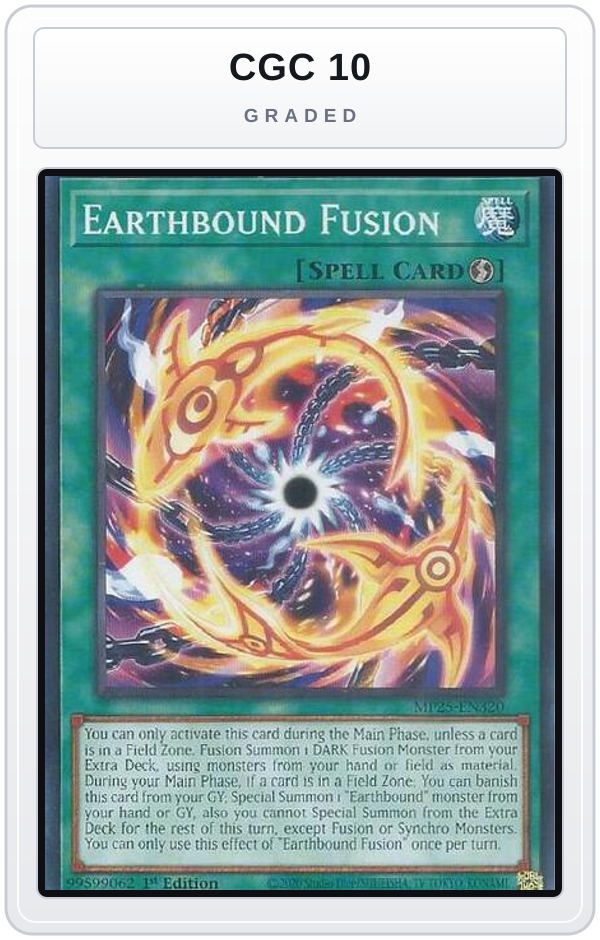 Graded - Earthbound Fusion — CGC 10 graded overlay
