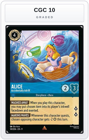 Graded - Alice - Accidentally Adrift — CGC 10 graded overlay