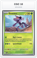 Graded - Genesect — CGC 10 graded overlay