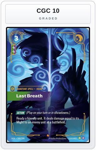 Graded - Last Breath — CGC 10 graded overlay