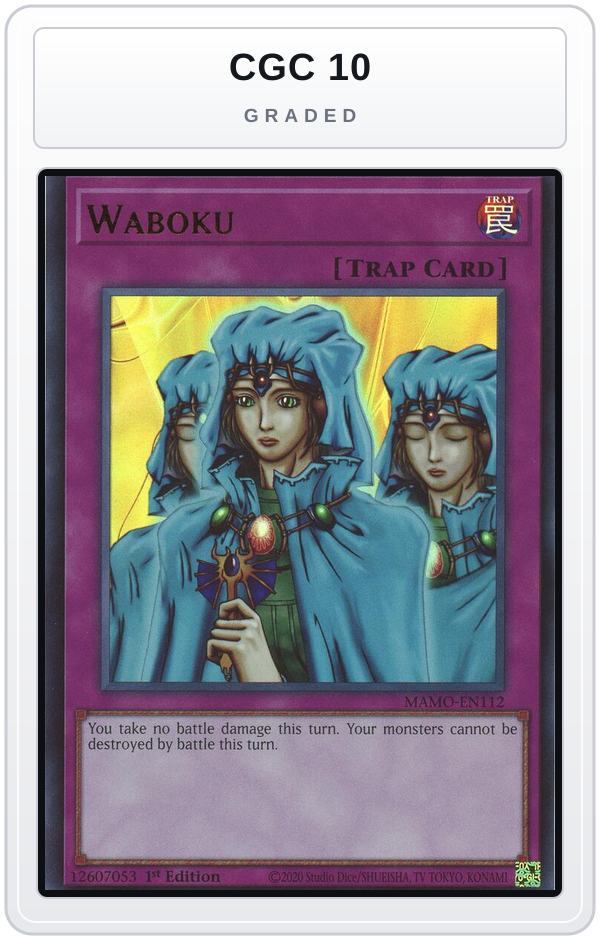 Graded - Waboku — CGC 10 graded overlay