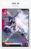 Graded - Duel Gundam (Assault Shroud) — CGC 10 graded overlay