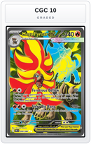 Graded - Mega Pyroar ex - 099/086 — CGC 10 graded overlay