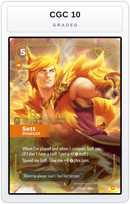 Graded - Sett - Brawler — CGC 10 graded overlay