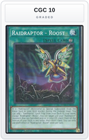 Graded - Raidraptor - Roost — CGC 10 graded overlay