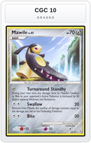 Graded - Mawile — CGC 10 graded overlay