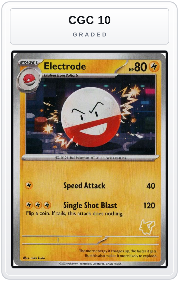 Graded - Electrode — CGC 10 graded overlay