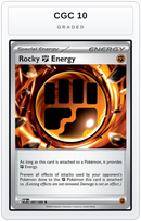 Graded - Rocky Fighting Energy — CGC 10 graded overlay
