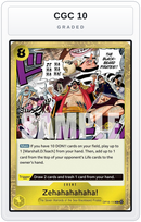 Graded - Zehahahahaha! — CGC 10 graded overlay