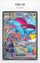 Graded - Salamence ex - 156/128 — CGC 10 graded overlay
