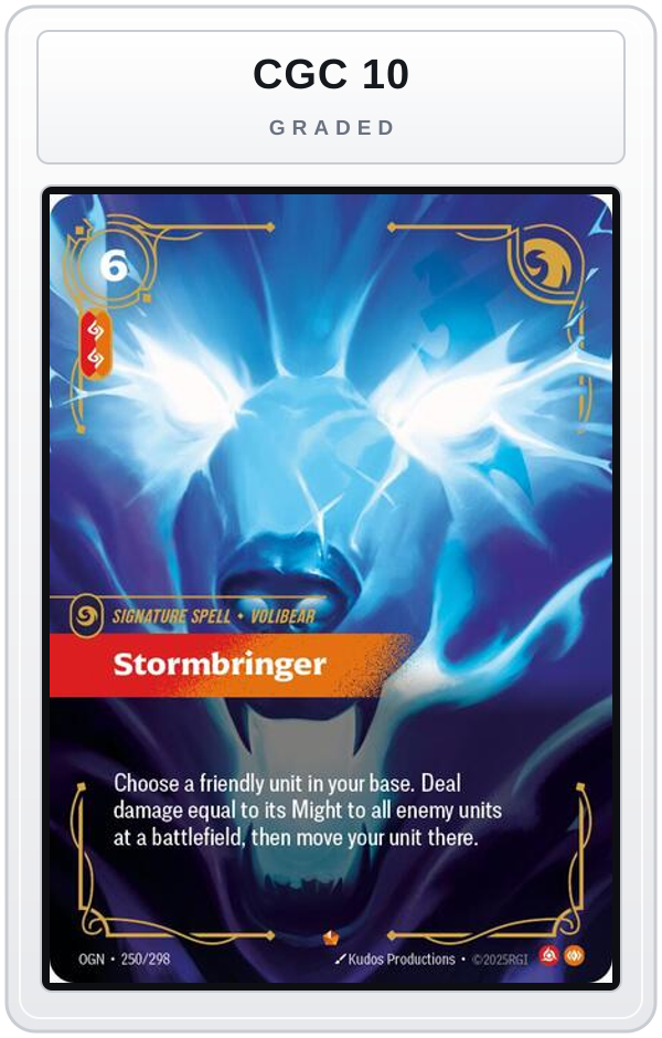 Graded - Stormbringer — CGC 10 graded overlay