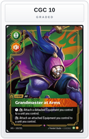Graded - Jax - Grandmaster At Arms — CGC 10 graded overlay