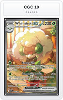 Graded - Whimsicott ex - 165/086 — CGC 10 graded overlay