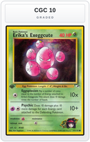 Graded - Erika's Exeggcute (77) — CGC 10 graded overlay
