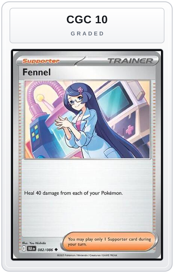 Graded - Fennel — CGC 10 graded overlay