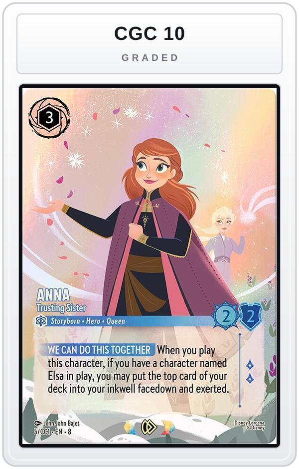 Graded - Anna - Trusting Sister — CGC 10 graded overlay