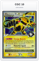 Graded - Electivire FB Lv.X — CGC 10 graded overlay