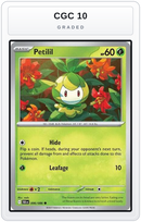 Graded - Petilil — CGC 10 graded overlay