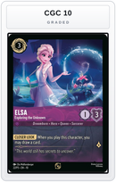 Graded - Elsa - Exploring the Unknown — CGC 10 graded overlay