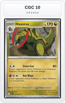 Graded - Haxorus — CGC 10 graded overlay