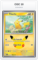 Graded - Pikachu - 046/128 — CGC 10 graded overlay