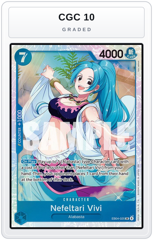 Graded - Nefeltari Vivi — CGC 10 graded overlay