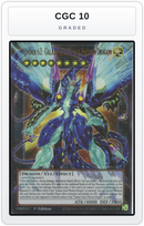 Graded - Number 62: Galaxy-Eyes Prime Photon Dragon — CGC 10 graded overlay