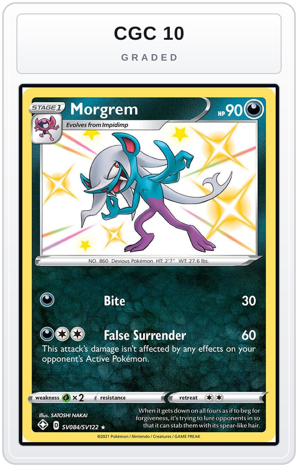 Graded - Morgrem — CGC 10 graded overlay