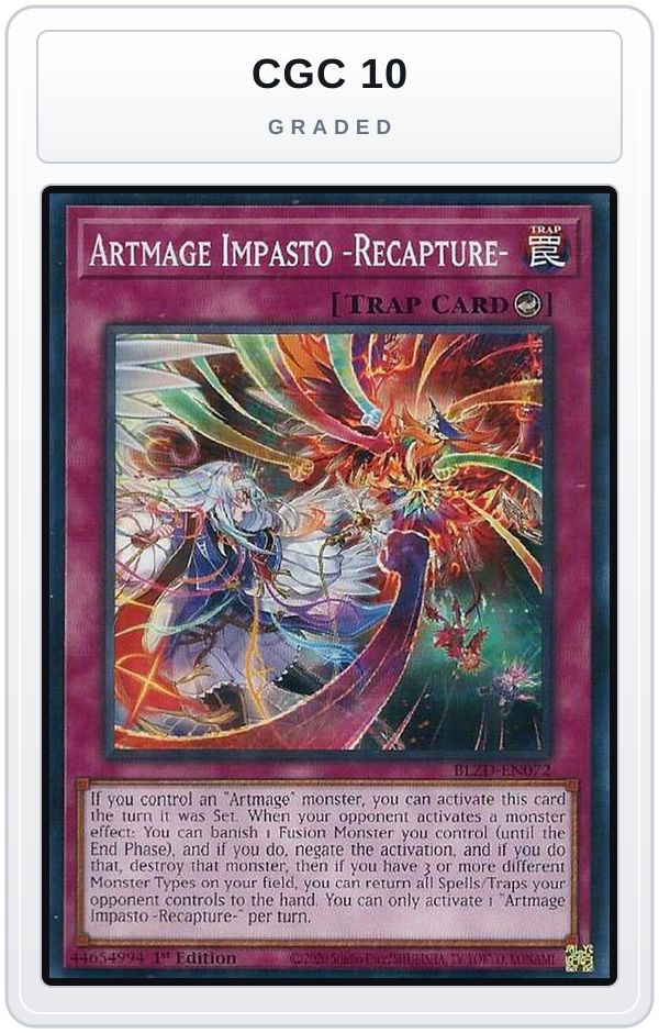 Graded - Artmage Impasto -Recapture- — CGC 10 graded overlay