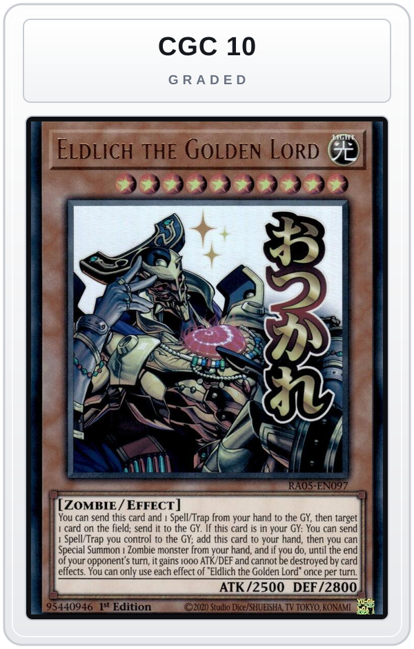 Graded - Eldlich the Golden Lord — CGC 10 graded overlay